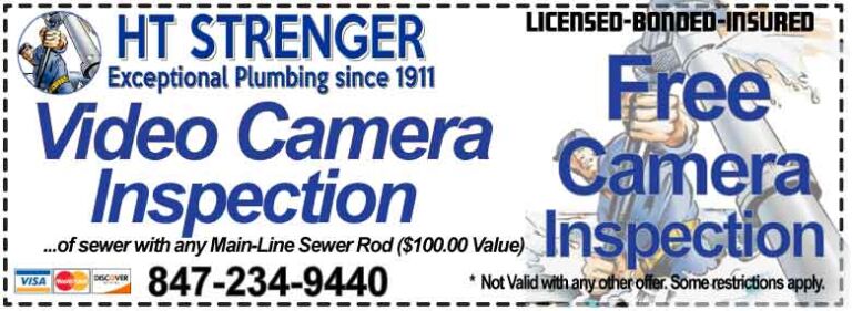 Plumbing Coupons and Plumbing Savings from HT Strenger Plumbing